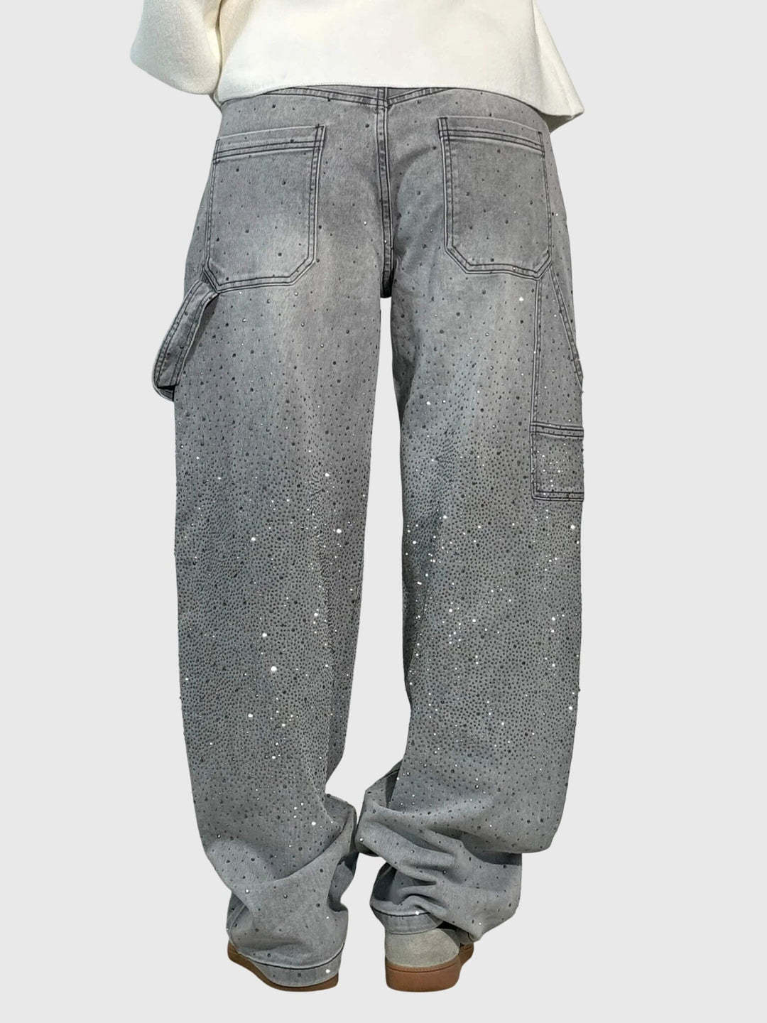 Kimberly | Women’s Sparkle Diamond Denim Pants