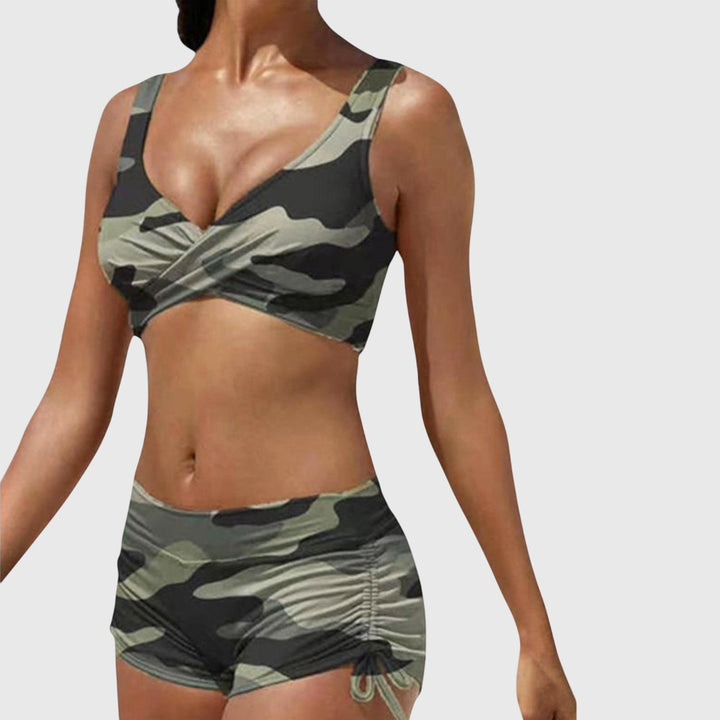 Zoe | Women’s Camo Stylish Two-Piece Bikini Swimsuit