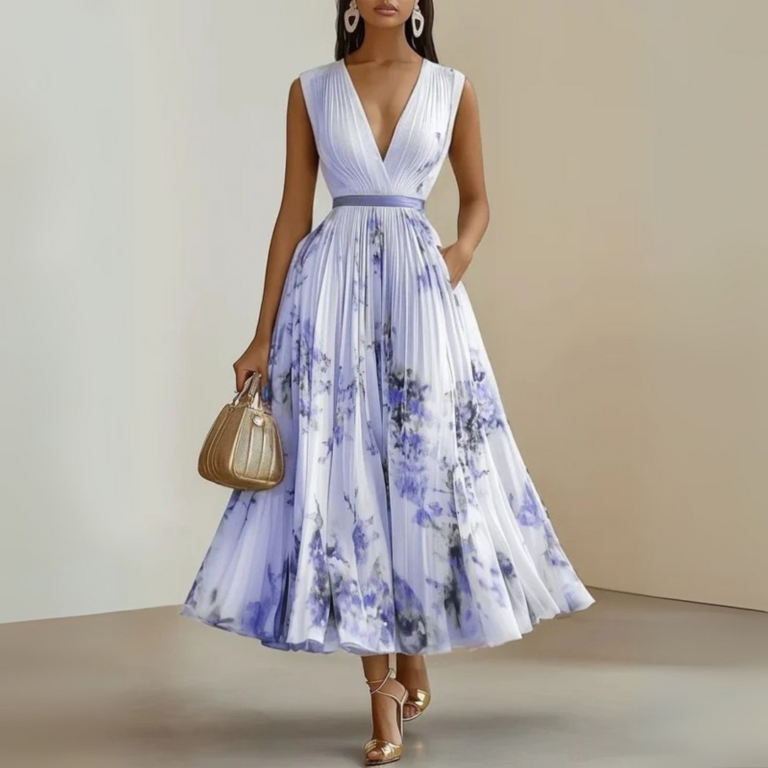 Emma | Women’s Flowy Sleeveless Summer Maxi Dress
