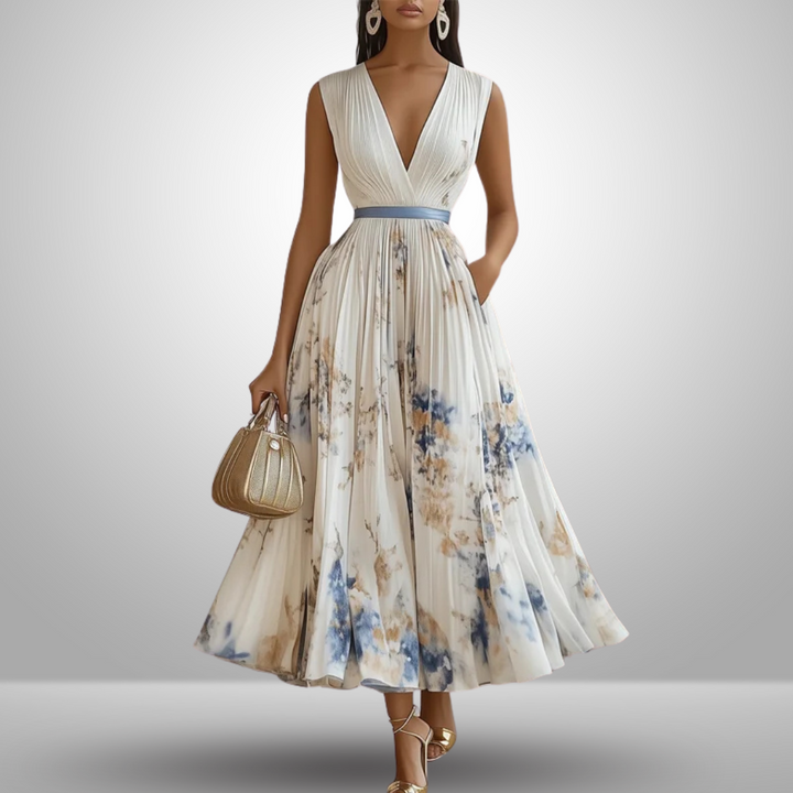 Emma | Women’s Flowy Sleeveless Summer Maxi Dress