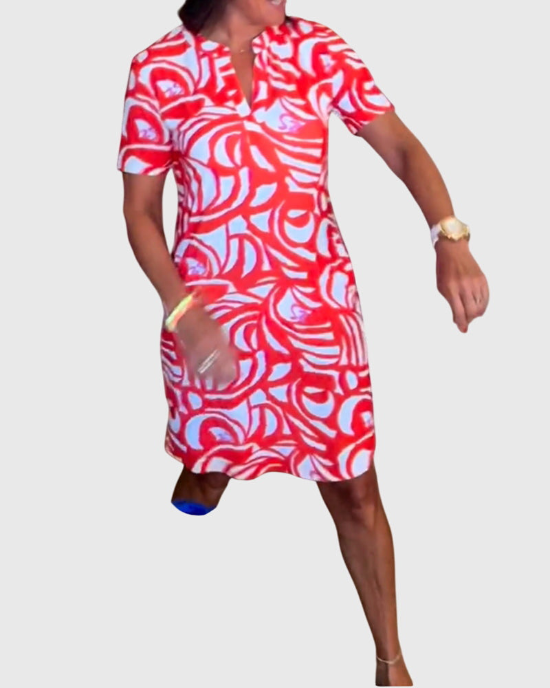 Elle | Flattering Avenue Walk Dress