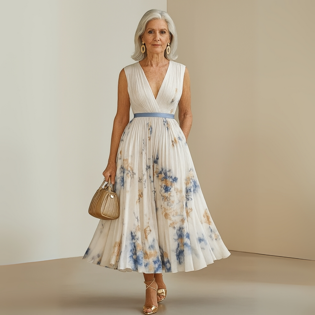 Emma | Women’s Flowy Sleeveless Summer Maxi Dress