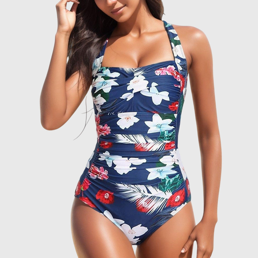 Amelia | Women’s Tropical Print One-Piece Swimsuit