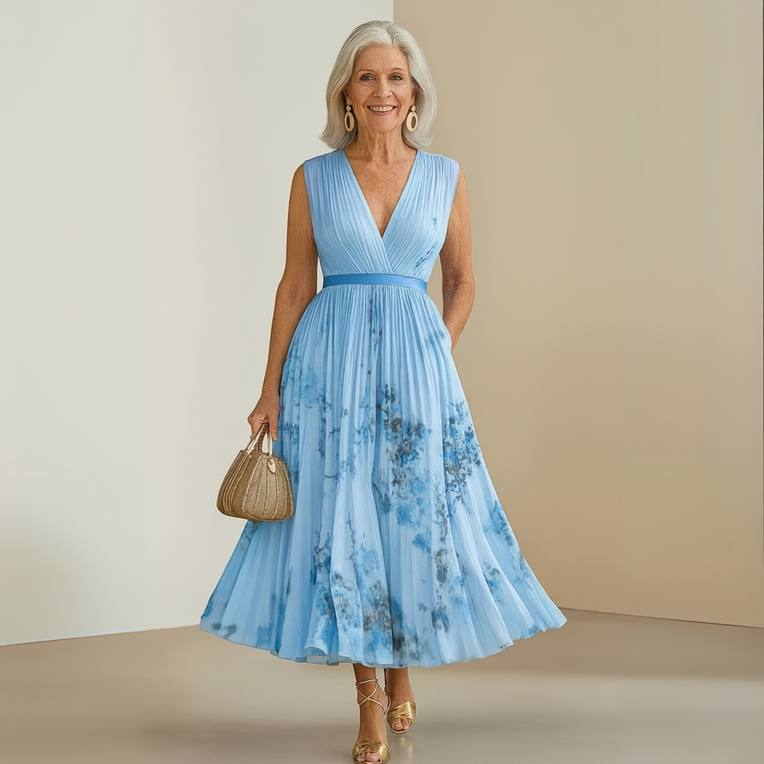 Emma | Women’s Flowy Sleeveless Summer Maxi Dress