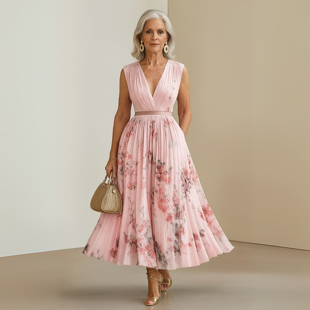 Emma | Women’s Flowy Sleeveless Summer Maxi Dress