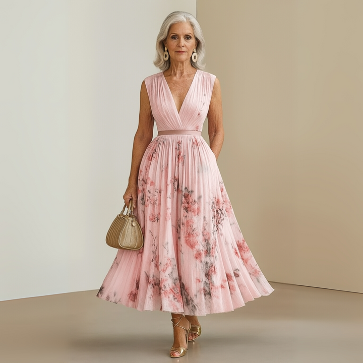 Emma | Women’s Flowy Sleeveless Summer Maxi Dress