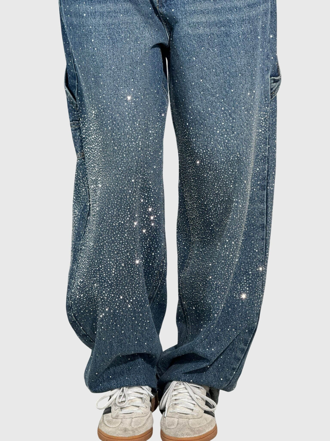 Kimberly | Women’s Sparkle Diamond Denim Pants