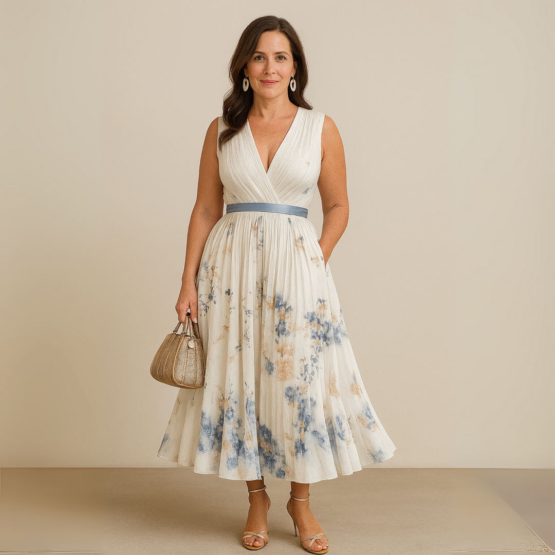 Emma | Women’s Flowy Sleeveless Summer Maxi Dress
