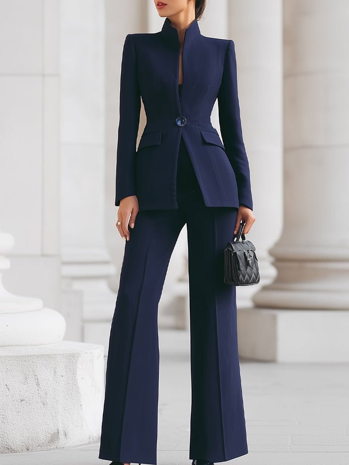 Sharie - Elegant Blazer &amp; Trouser Suit Set