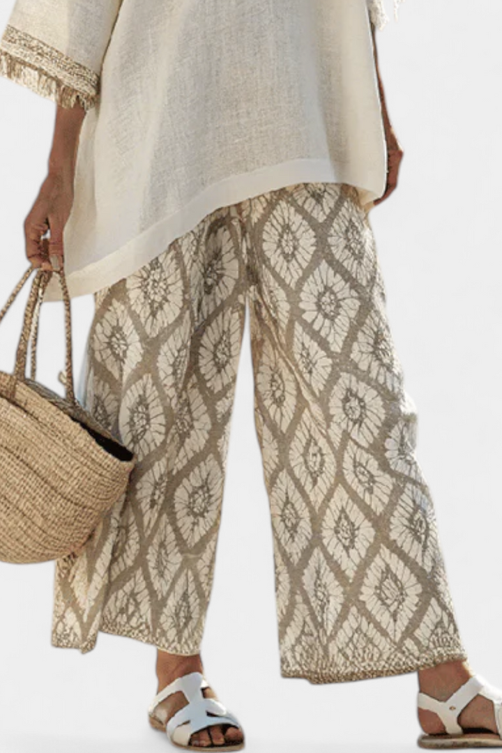 Alverra | Sophisticated Top &amp; Casual Pants Set