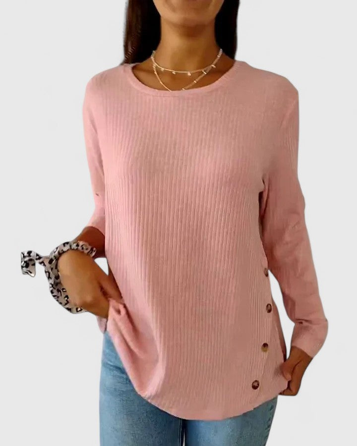 Megan | Elegant Crew Top