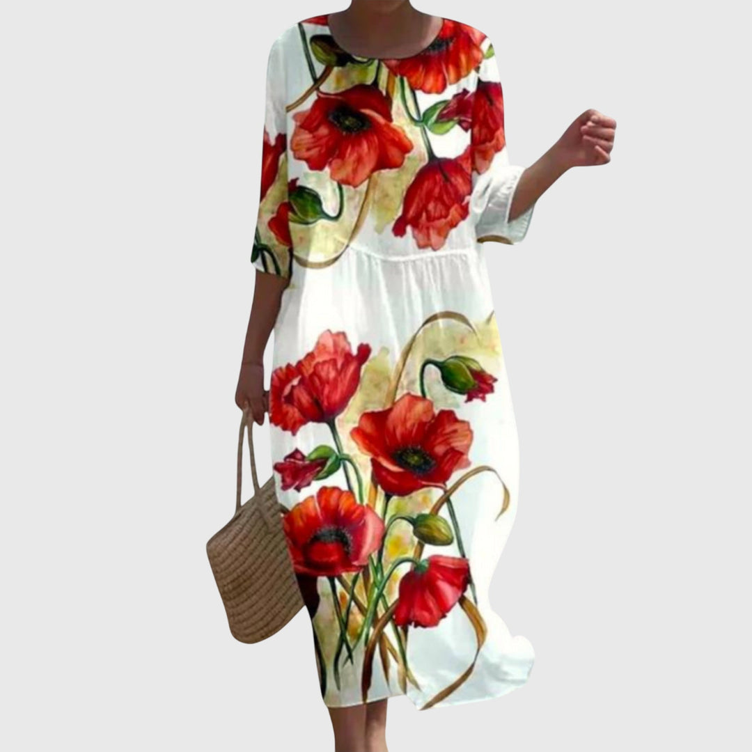 Hayley | Stylish Floral Maxi Dress