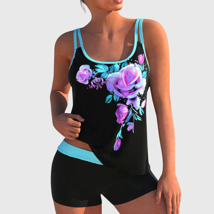 Riley | Women’s Floral Print Two-Piece Swimsuit Set