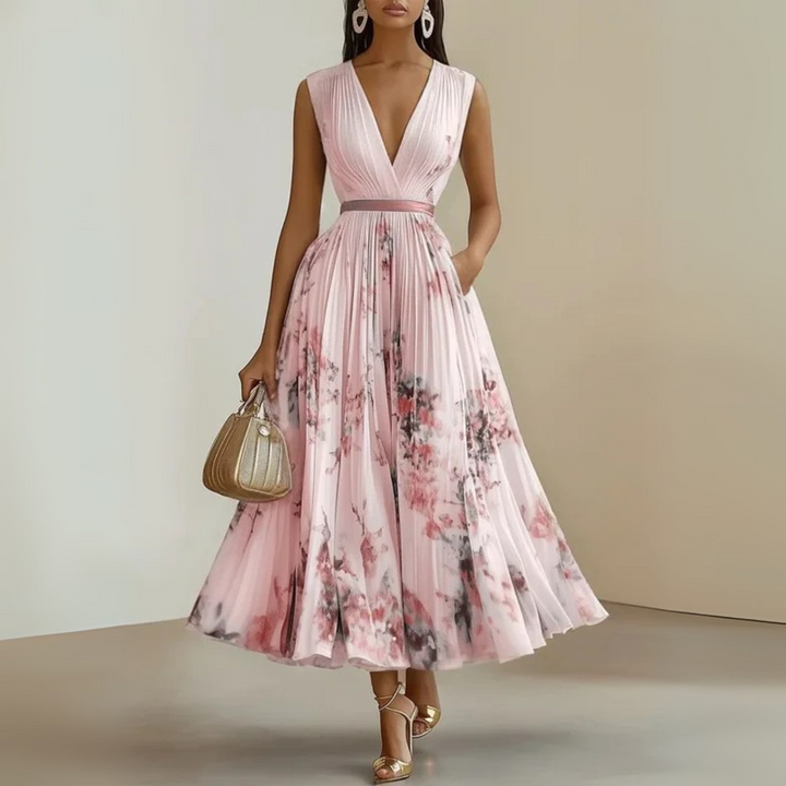 Emma | Women’s Flowy Sleeveless Summer Maxi Dress