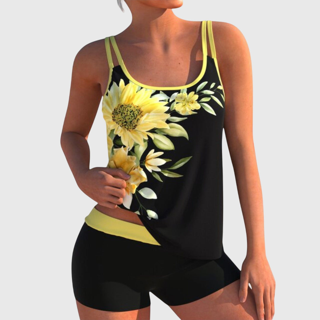 Riley | Women’s Floral Print Two-Piece Swimsuit Set