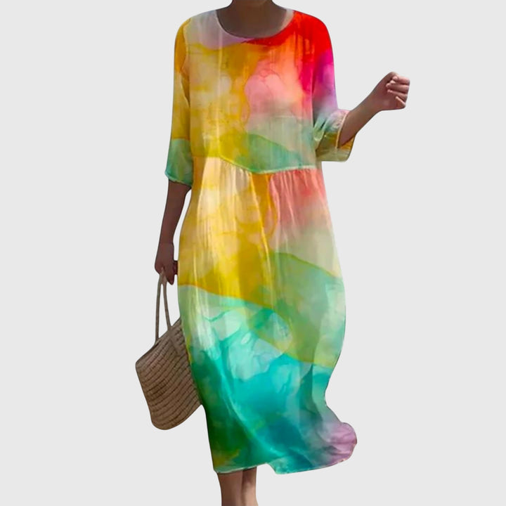 Hayley | Stylish Floral Maxi Dress