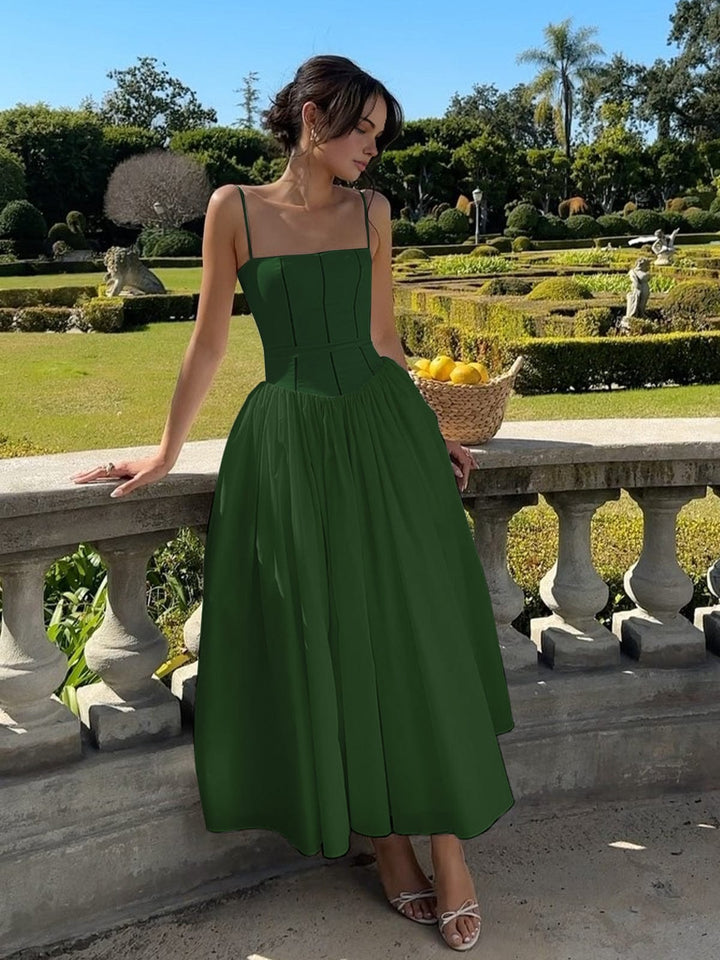 Gabriella | Women’s Wedding Guest Elegant Corset Midi Dress