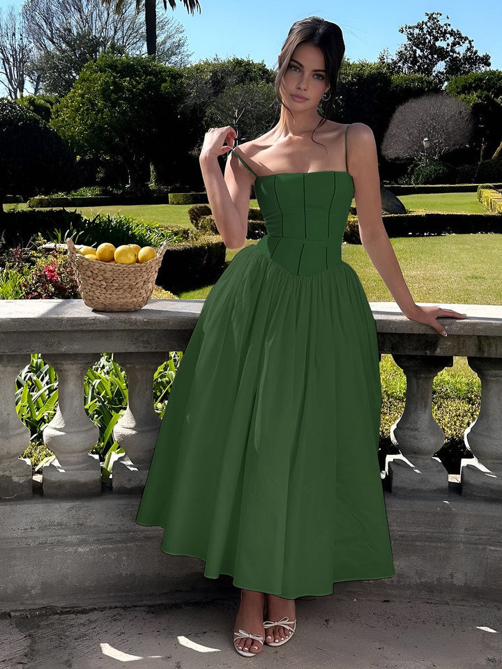 Gabriella | Women’s Wedding Guest Elegant Corset Midi Dress