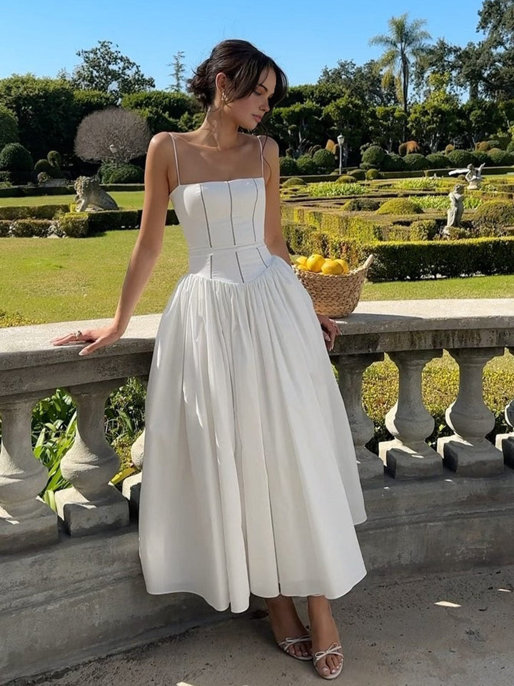 Gabriella | Women’s Wedding Guest Elegant Corset Midi Dress