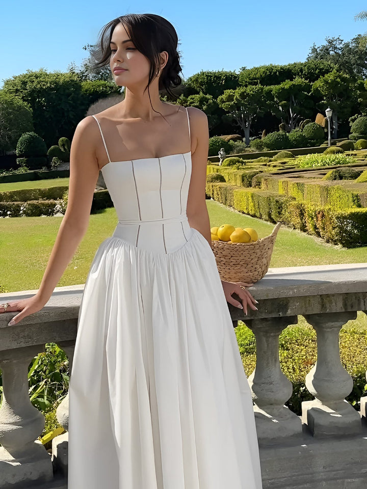 Gabriella | Women’s Wedding Guest Elegant Corset Midi Dress