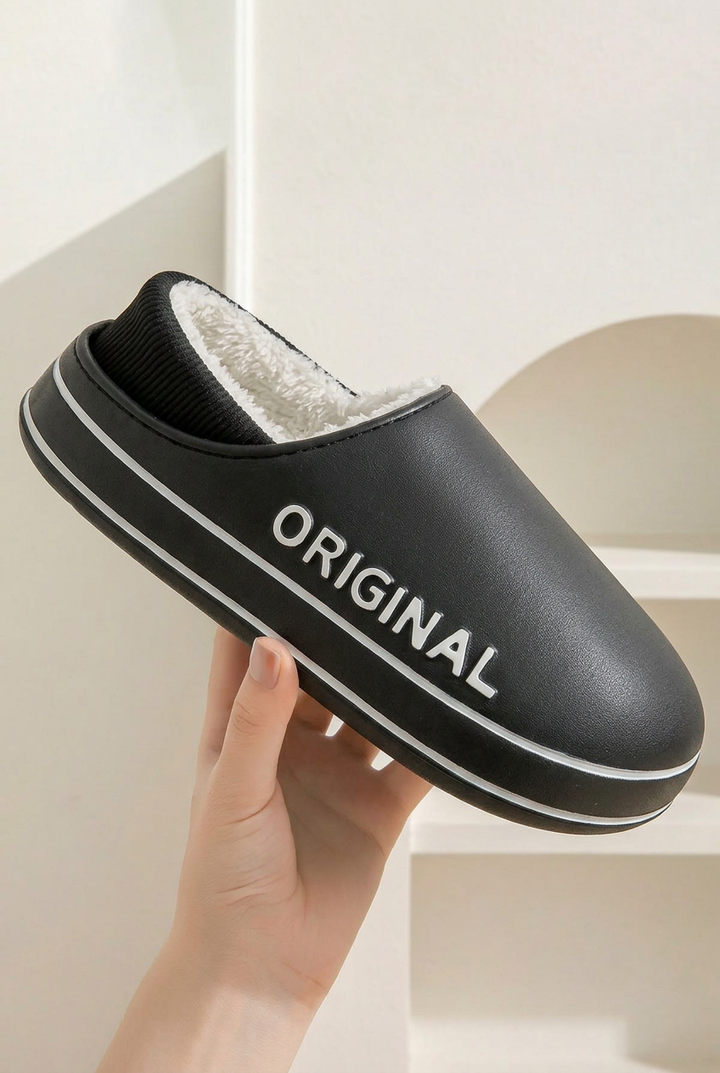 Jarran | Frost Haven Fleece-Lined Platform Slippers