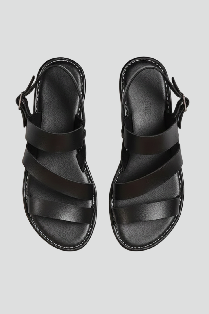 Makayla | Women’s Modern Flat Sandals with Back Strap