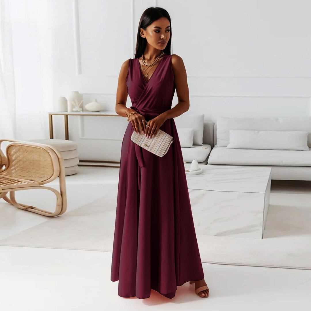 Hailey | Women Wedding Guest Elegant Wrap Maxi Dress