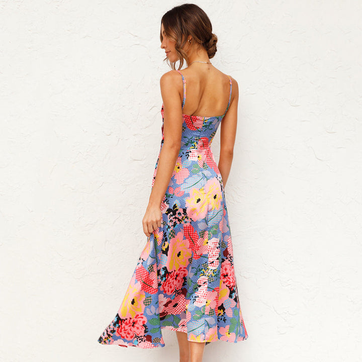Faith | Women’s Wedding Guest Printed Maxi Dress