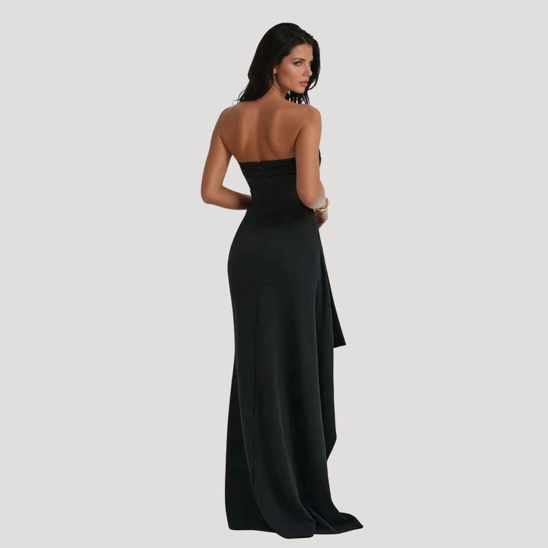 Emma | Women’s Wedding Guest Strapless Maxi Dress