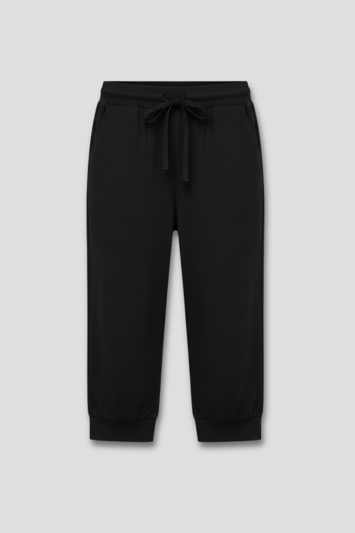 Audrey | Women’s Capri Trousers with Drawstring Waist and Side Pockets