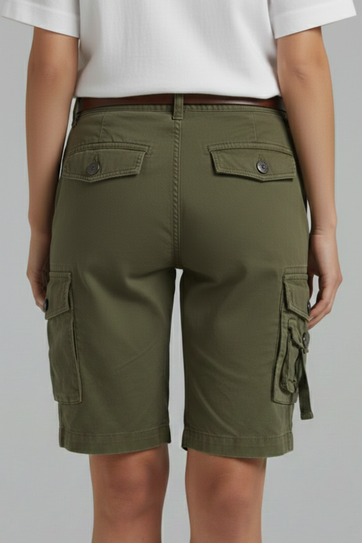 Jenna | Women’s Utility Pocket Cargo Shorts