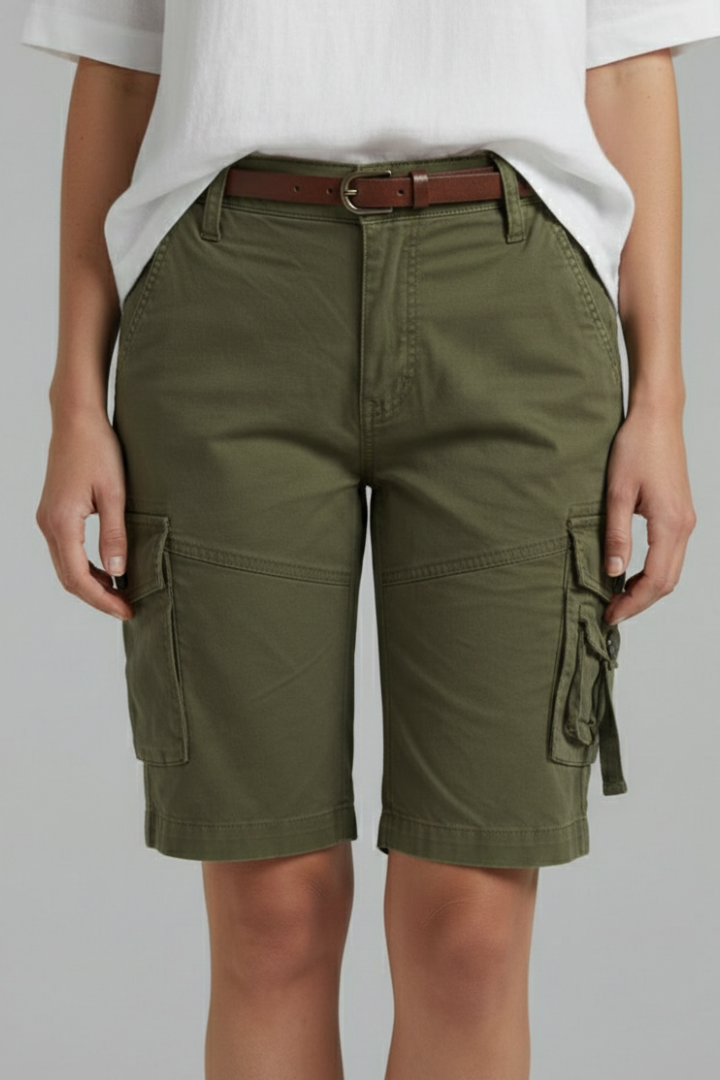 Jenna | Women’s Utility Pocket Cargo Shorts
