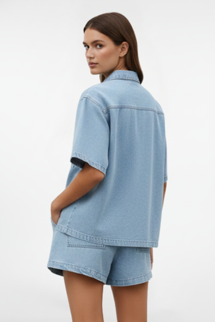 Brooklyn | Women’s Short Sleeve Set With Shorts