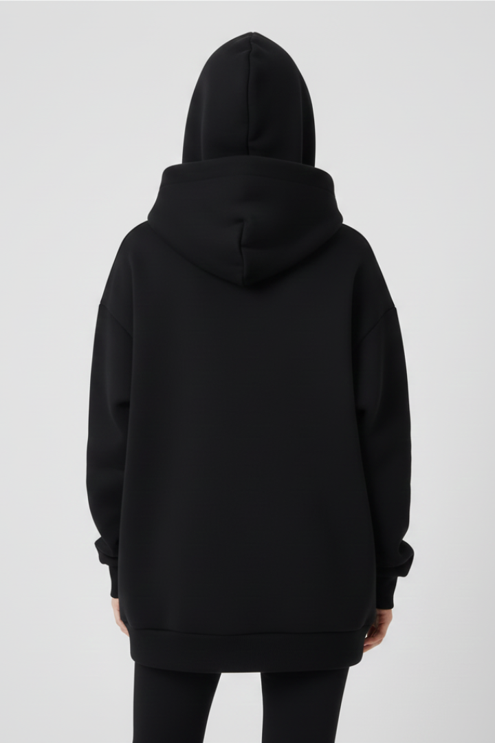 Gabriella | Women’s Hoodie with High Neck and Wide Hood