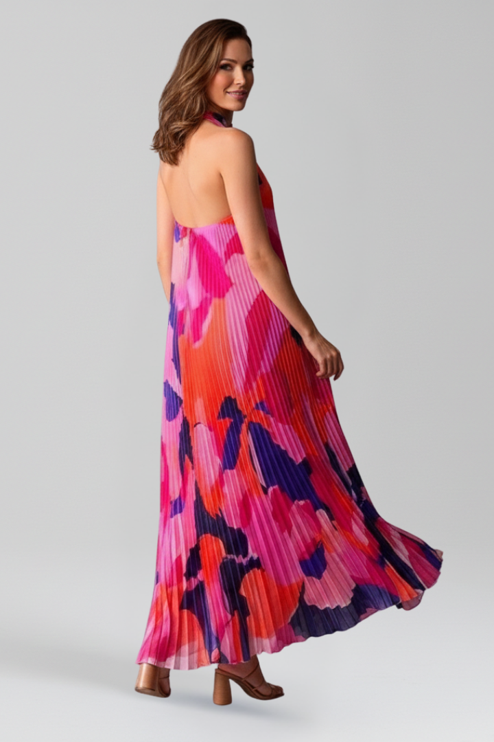 Payton | Women’s Sleeveless Pleated Skirt Maxi Dress