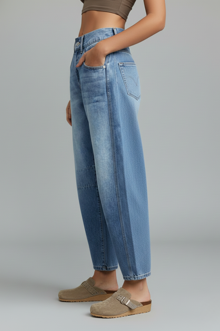 Isabella | Women’s Casual Low-Waist Straight-Leg Denim Jeans