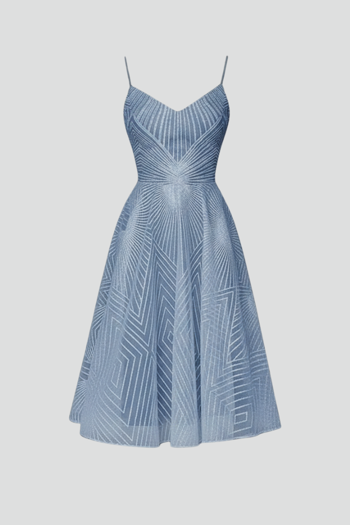 Faith | Women’s Spaghetti-Strap A-Line Skirt Midi Dress