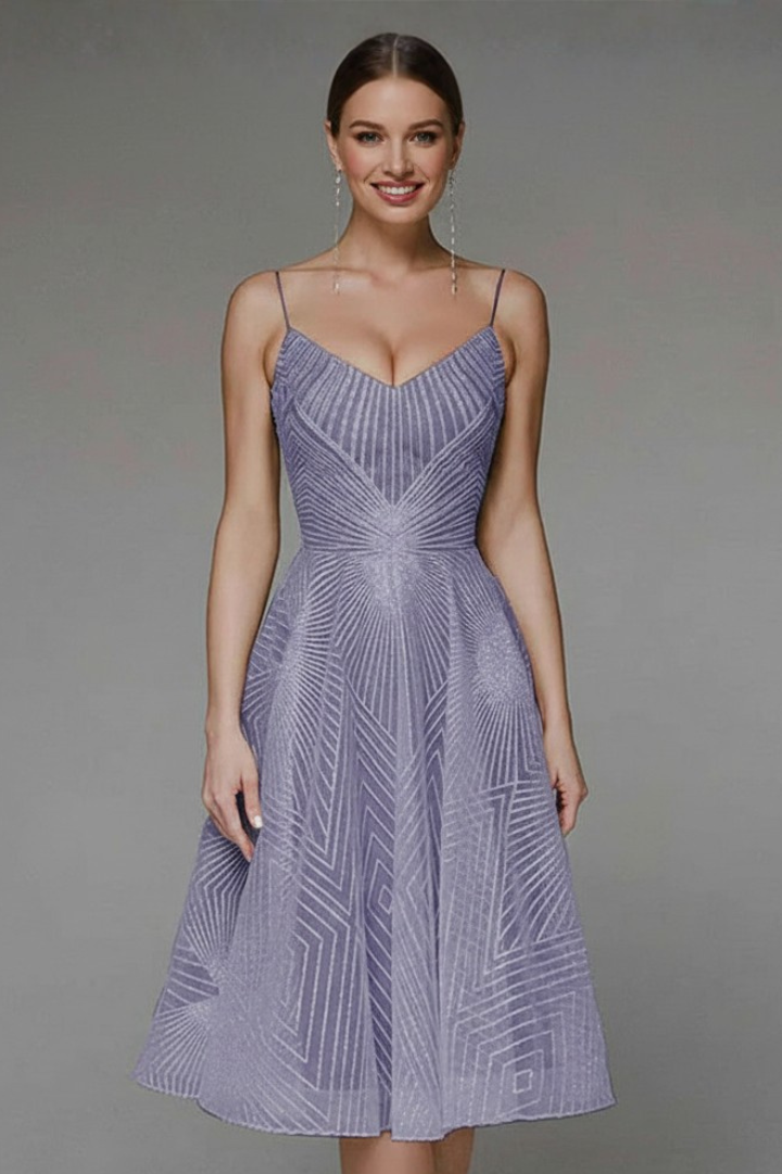 Faith | Women’s Spaghetti-Strap A-Line Skirt Midi Dress