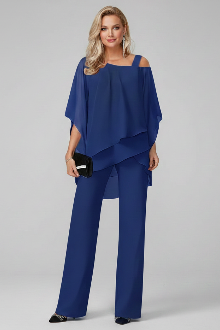 Chloe | Women’s Off-Shoulder Flowing Wide-Leg Jumpsuit