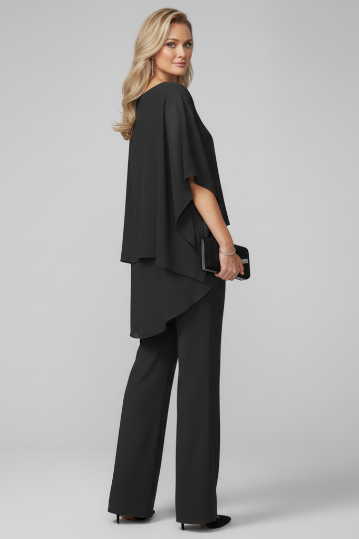 Chloe | Women’s Off-Shoulder Flowing Wide-Leg Jumpsuit