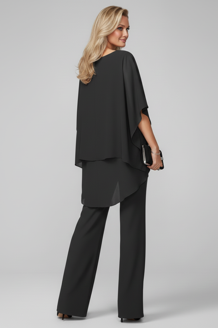 Chloe | Women’s Off-Shoulder Flowing Wide-Leg Jumpsuit
