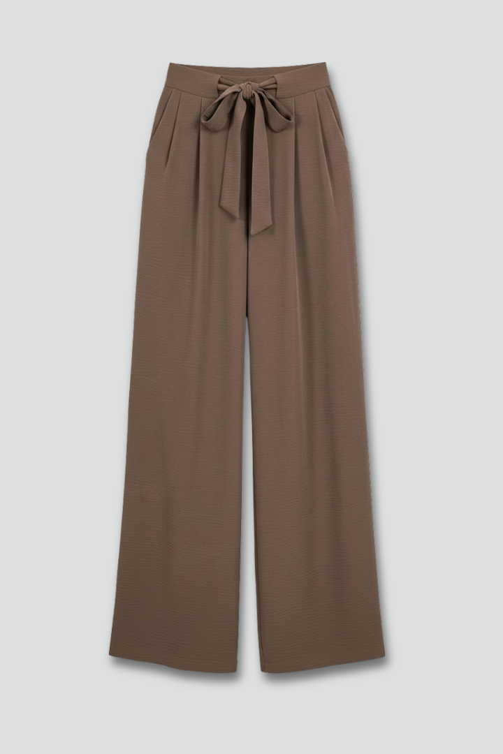 Evelyn | Women’s Wide-Leg Drawstring Waist Palazzo Trousers