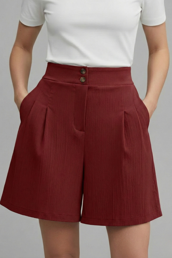 Gabriella | Women’s High Waist Wide Leg Shorts