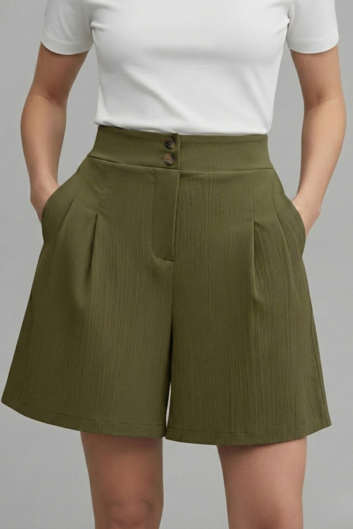 Gabriella | Women’s High Waist Wide Leg Shorts