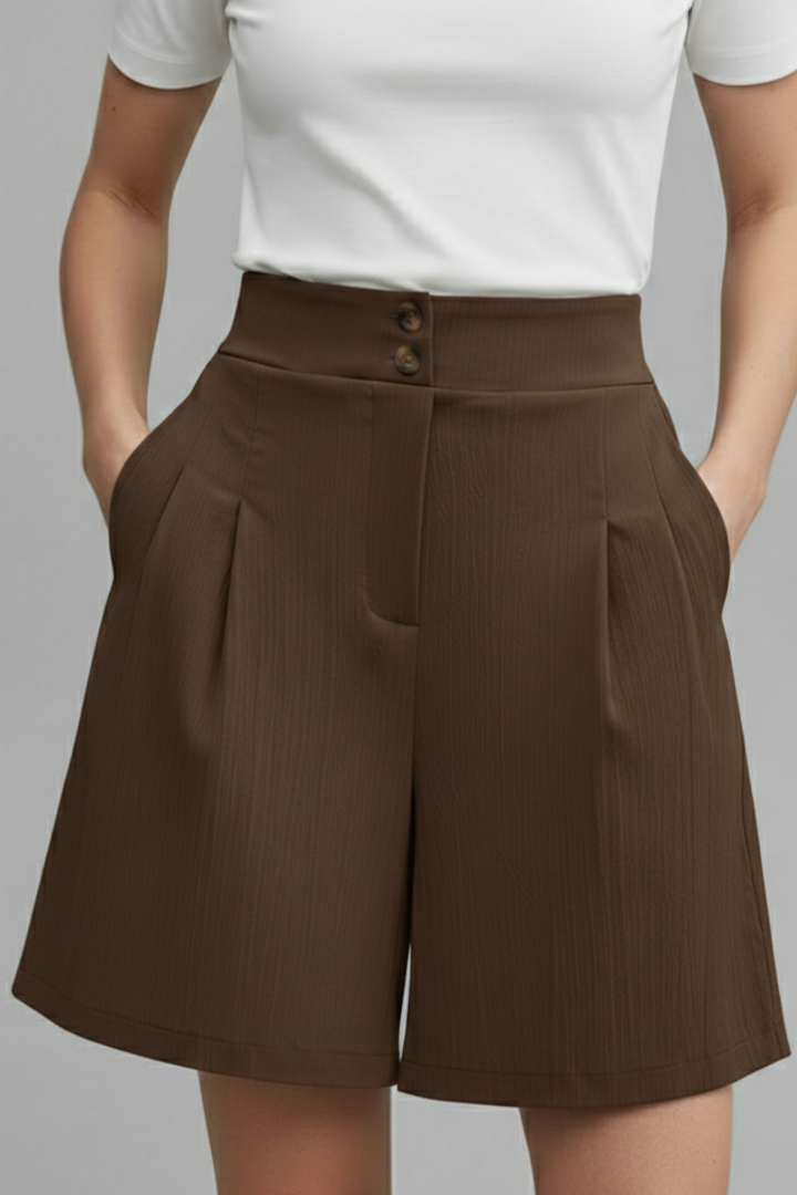 Gabriella | Women’s High Waist Wide Leg Shorts