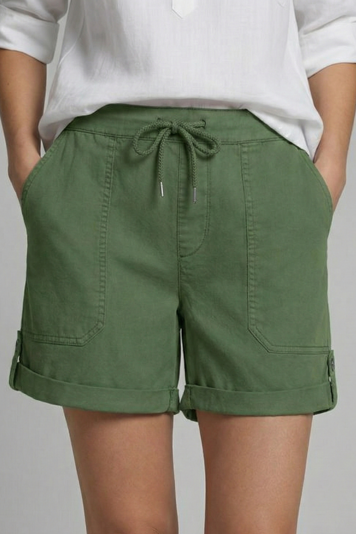 Jasmine | Women’s Drawstring Casual Pocket Shorts