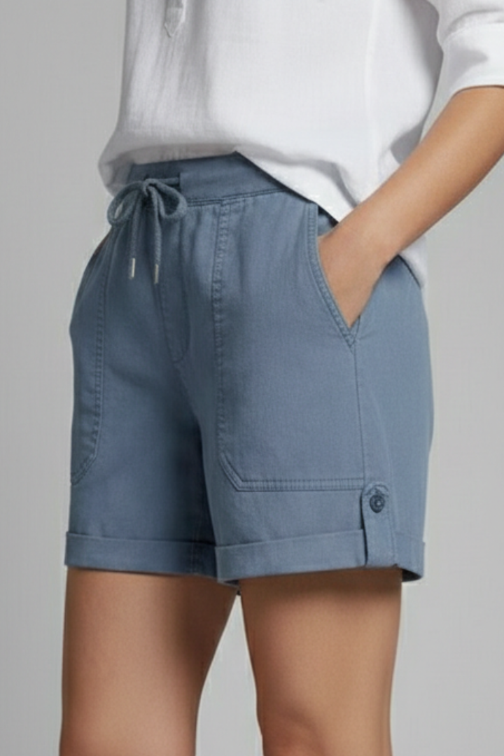 Jasmine | Women’s Drawstring Casual Pocket Shorts
