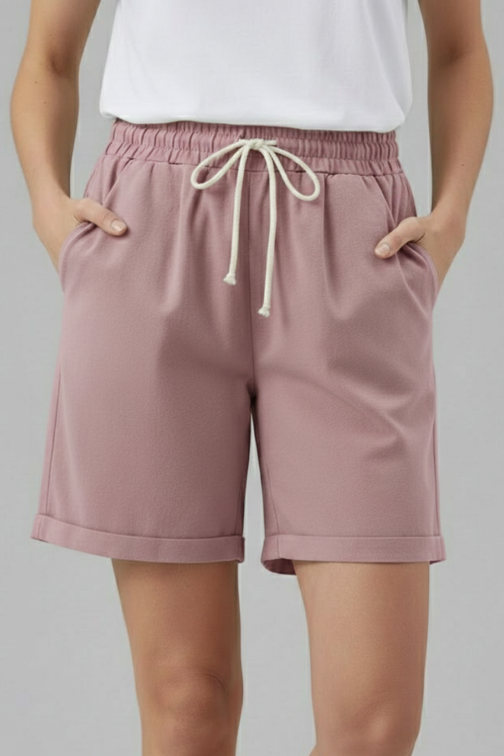 Faith | Women’s Shorts With Drawstring Waist Pockets