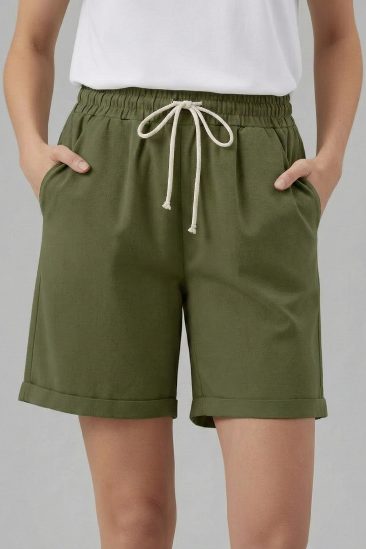 Faith | Women’s Shorts With Drawstring Waist Pockets