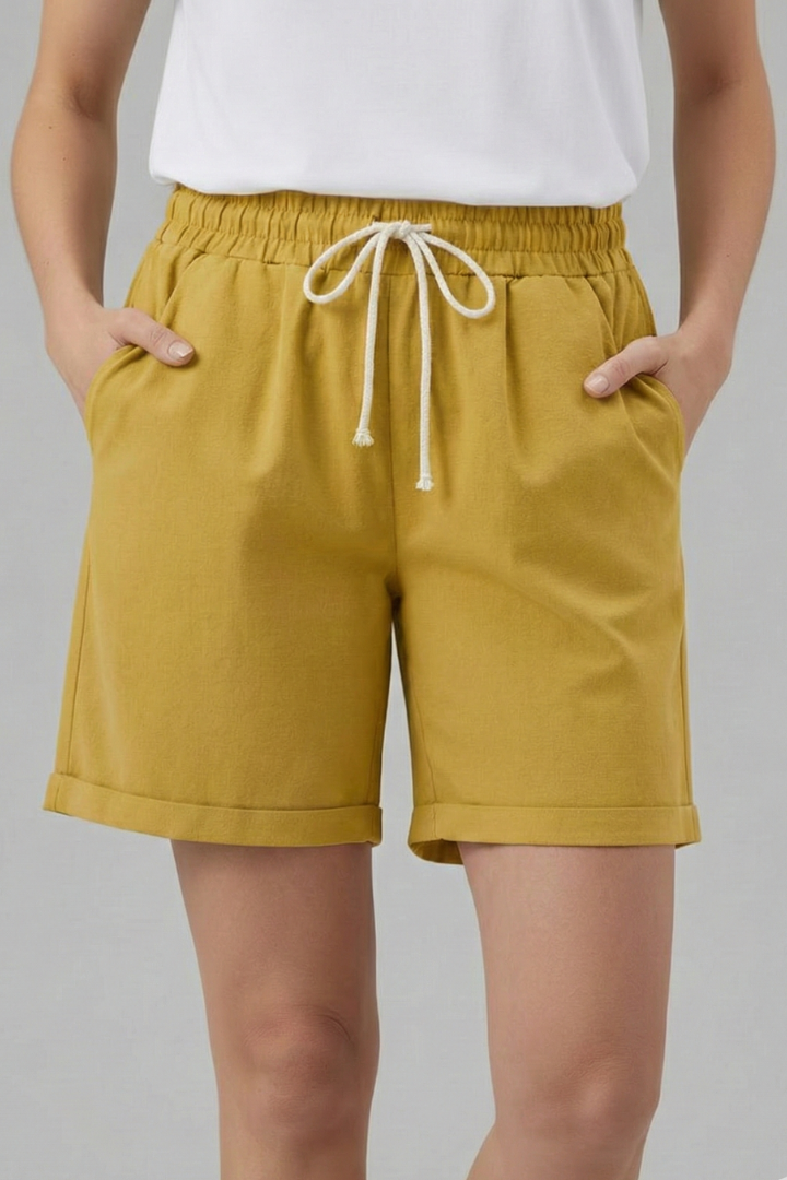 Faith | Women’s Shorts With Drawstring Waist Pockets